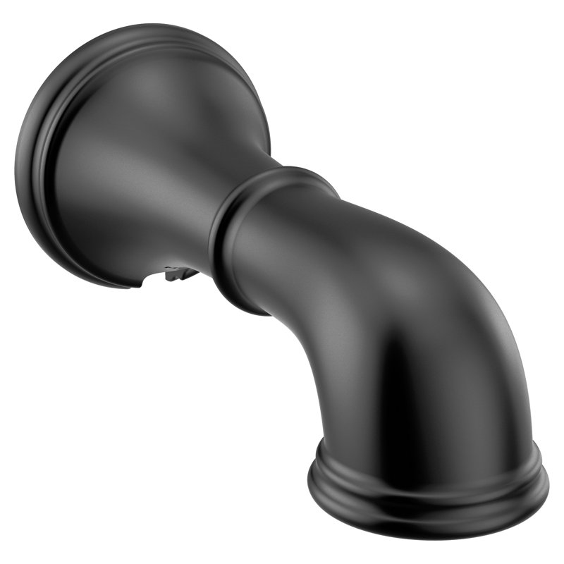 Belfield Handle Wall Mounted Tub Spout Trim, Matte Black