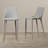Adaurd Upholstered Counter Stool with Metal Frame