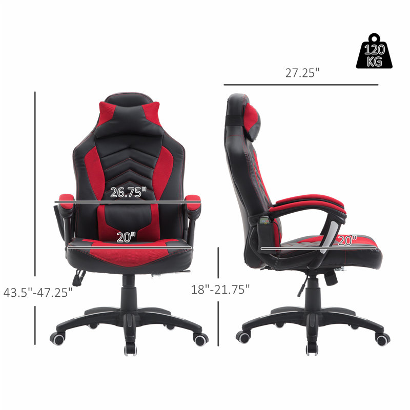 Comfortable Ergonomic Office Chair with Advanced Massage and Heating Functions