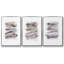 Layers On Layers I - Ensemble de 3 reproductions encadrées sur toile-97791889-97791882