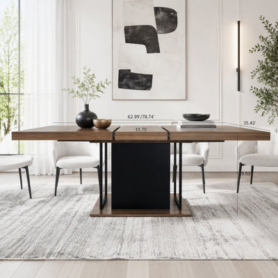 Rectangle Extendable Dining Table