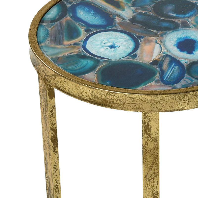 Sutcliffe Glass Top End Table