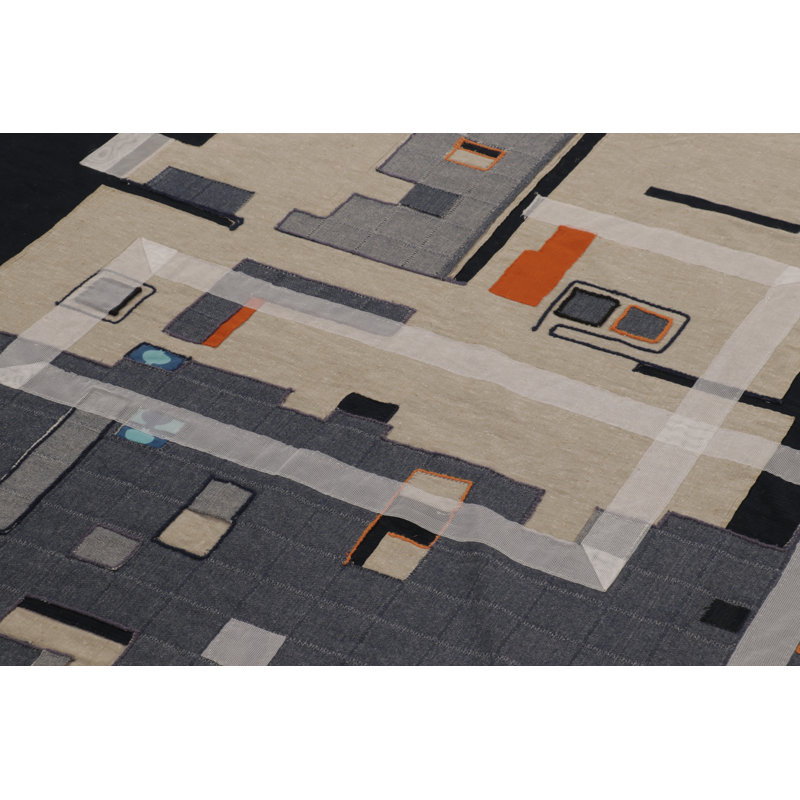 Cotton and Silk Area Rug