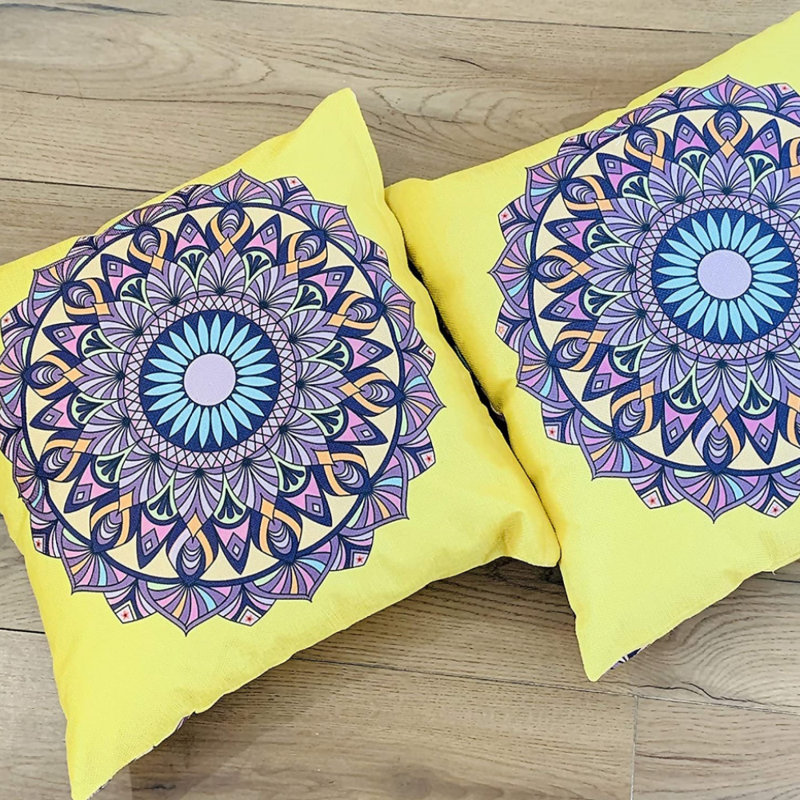 Enderby Geometric Square Cushion Cover