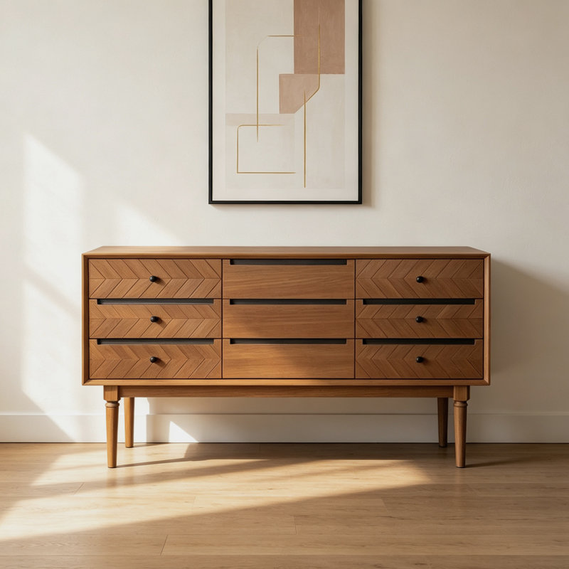 Retro Multi-Drawer Sideboard