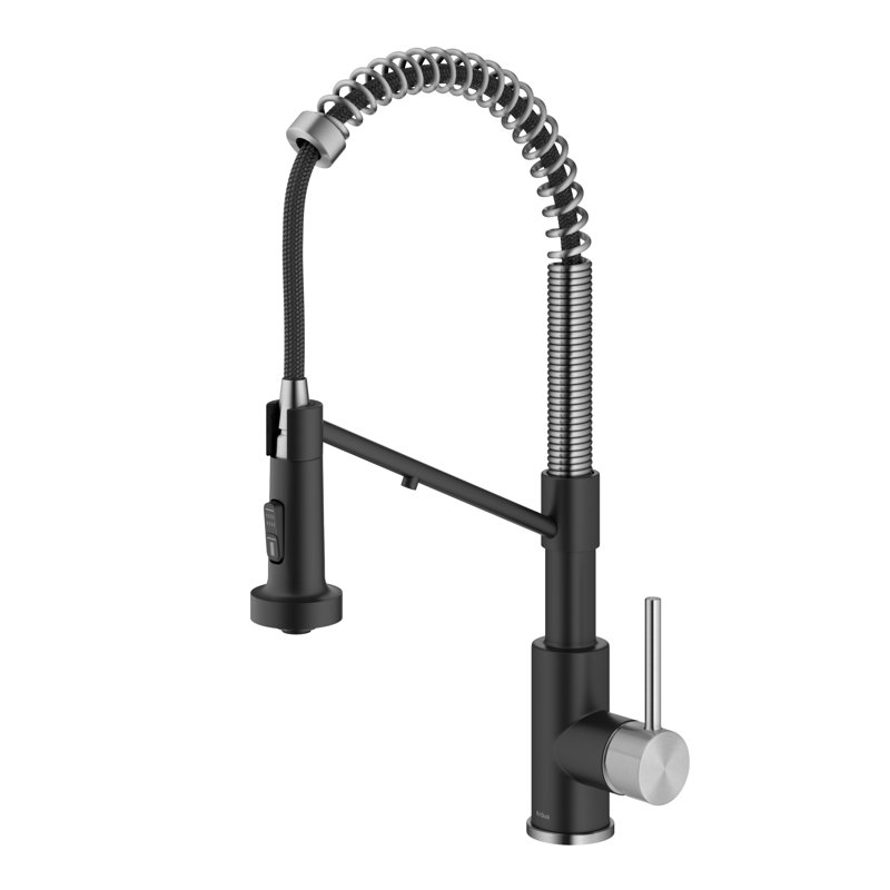 KRAUS Bolden 2-in-1 Commercial Style Pull-Down Single Handle Water Filter Kitchen Faucet for Reverse Osmosis or Water Filtration System