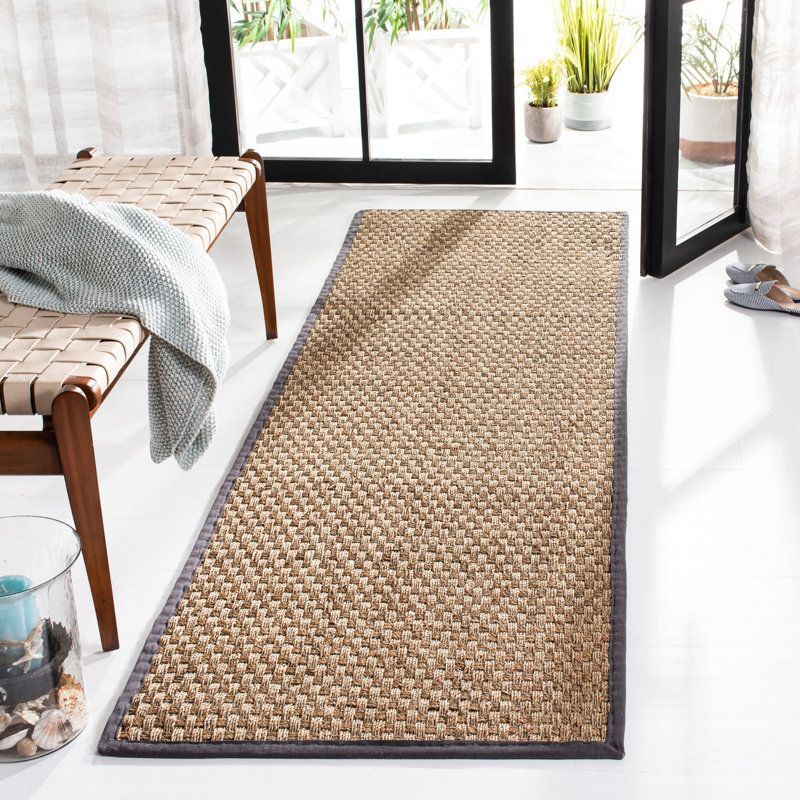 Arley Natural/Dark Gray Rug, Runner 76 x 183cm