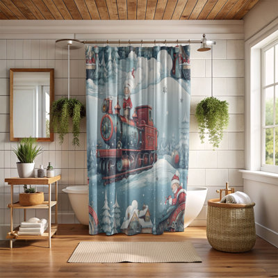 Holiday Wonderland Express - Premium Shower Curtain