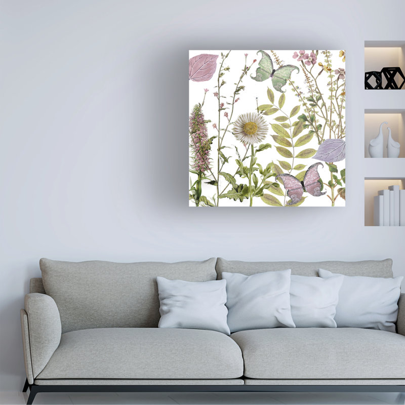Art sur toile «Bachelor Sasha Botanique Refresh 2», H 14 po x l 14 po