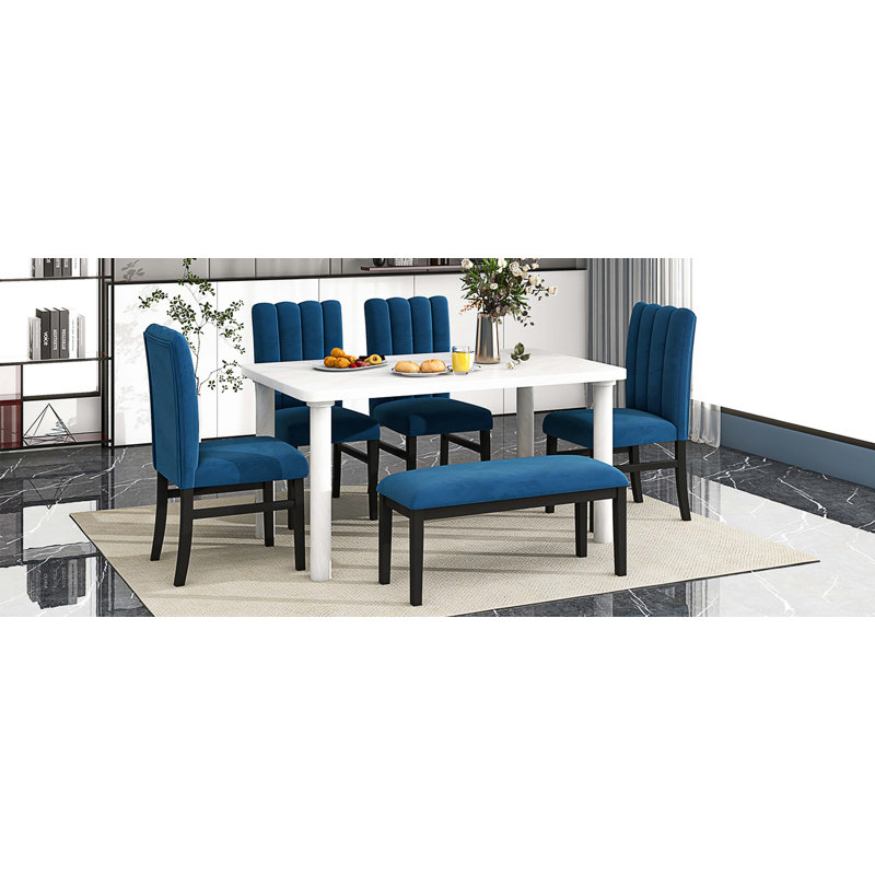 Ensemble repas, Bleu, Bleu