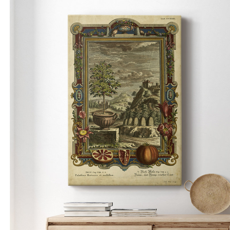 Genèse des fruits IV - peinture sur toile tendue, H 60 po x l 40 po x P 1,5 po