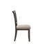 Chaise d'appoint en bois (ensemble de 2)