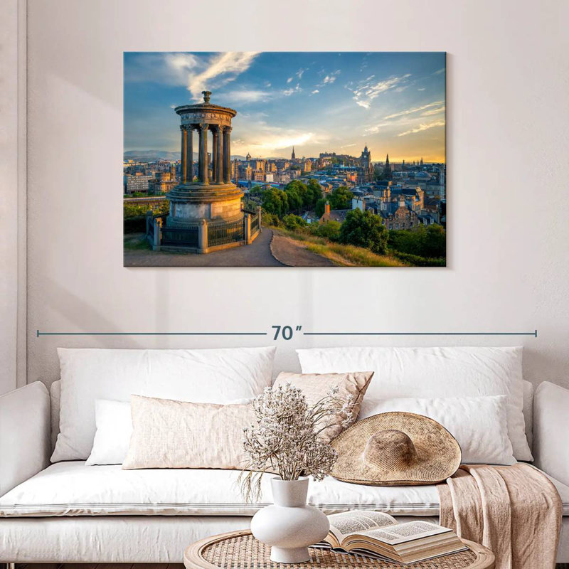 Lilie Edinburgh de Calton Hill, H 30 po x l 45 po
