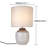 22'' White & Gold Ceramic Table Lamp Famrhouse Table Lmap for Living Room Office