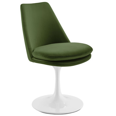 Lippa Upholstered Swivel Dining Chair