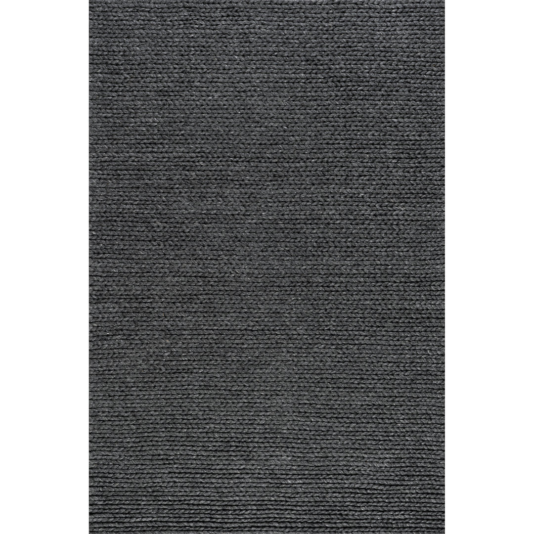 Penelope Braided Wool Area Rug Hokku Designs Rug Size: Rectangle 6' x 9'