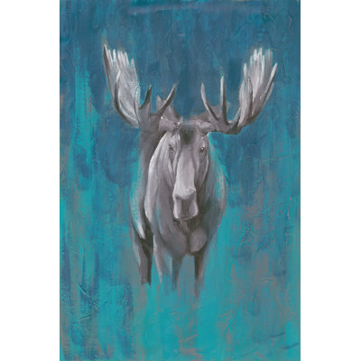 Contemporary Cervidae I by Grace Popp - Wrapped Canvas Painting