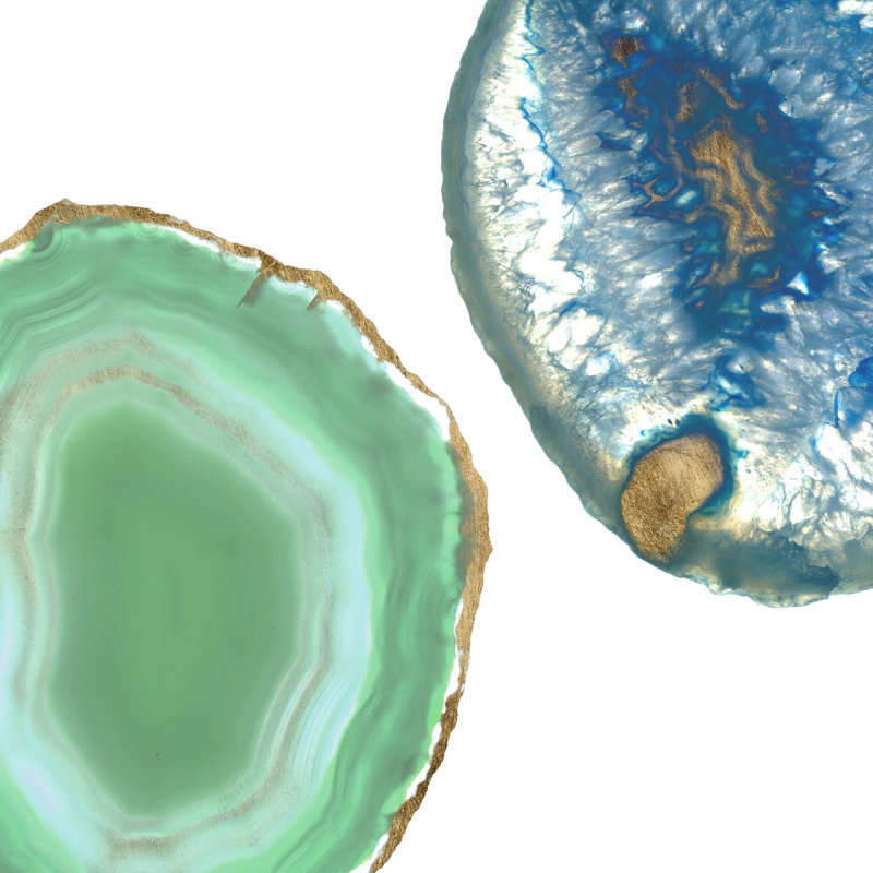 Gem Stones IV - Wrapped Canvas Print, 51cm H x 51cm W