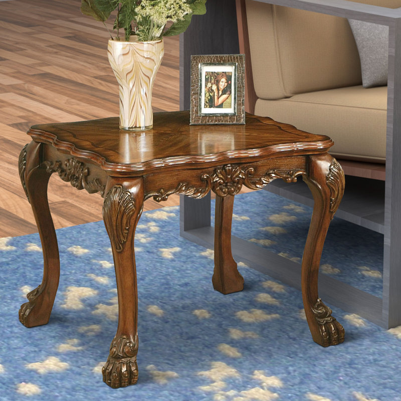 Luyn End Table, Cherry Oak Brown