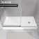 30 In. D X 60 In. W X 5 1/2 In. H Drain Single Threshold Shower Base