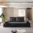 Boneless 86.6" Multifunctional Convertible Compression Sofa Bed with 2 Tumbler Backrests and 2 Pillows-1135298246