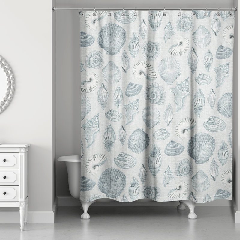 Ariew Shower Curtain, Blue/Gray