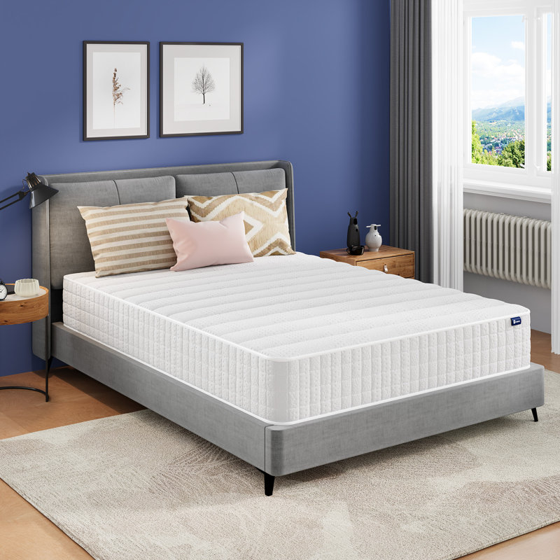 27cm Memory Foam Pocket Sprung Mattress, Small Double (4'), 25cm