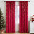 Christmas Curtains,Thermal Insulated Blackout Velvet Curtains, Noise Reducing Window Drapes Christmas Decorations, Printed Pattern Window Curtains-961874143-961874141