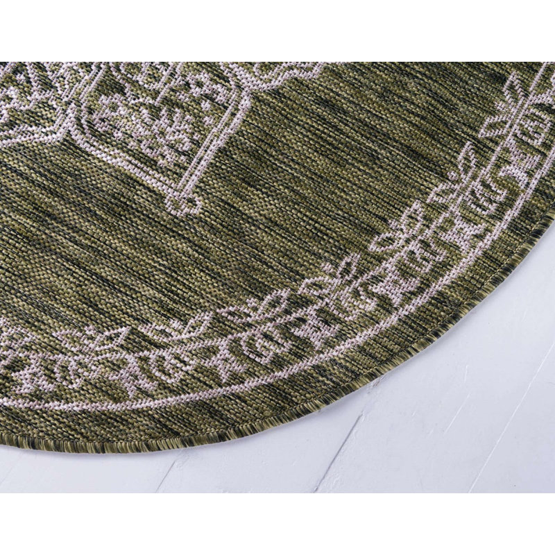 Tapis d'extérieur Nil, Rond 4 pi