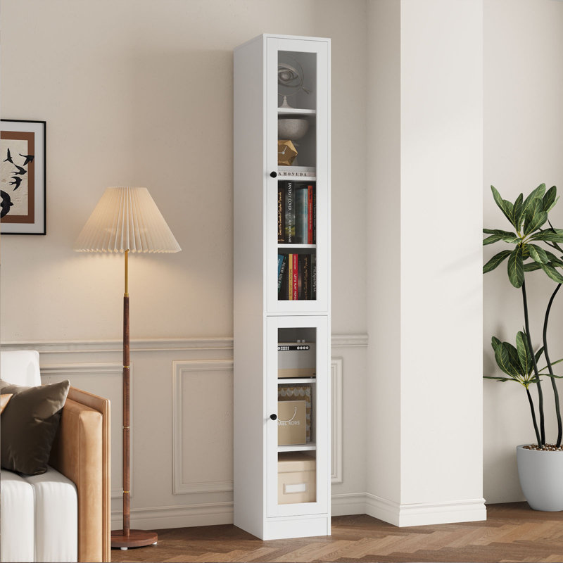 Garde-manger 85,8 po x l 14,9 po avec bibliothèques