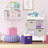 RiverRidge Kids 2pc Fabric Collapsible Storage Cube Organizers with Handles for Playroom Organization - Pink-209545388