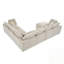 Canapé modulaire en U avec repose-pieds mobile-860365035