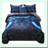 Ultimate Gamer Comforter Set - 6 Piece Bed in A Bag 3D Video Game Bedding with Blue Game Controller Design. All Season Down Alternative for Maximum Comfort.