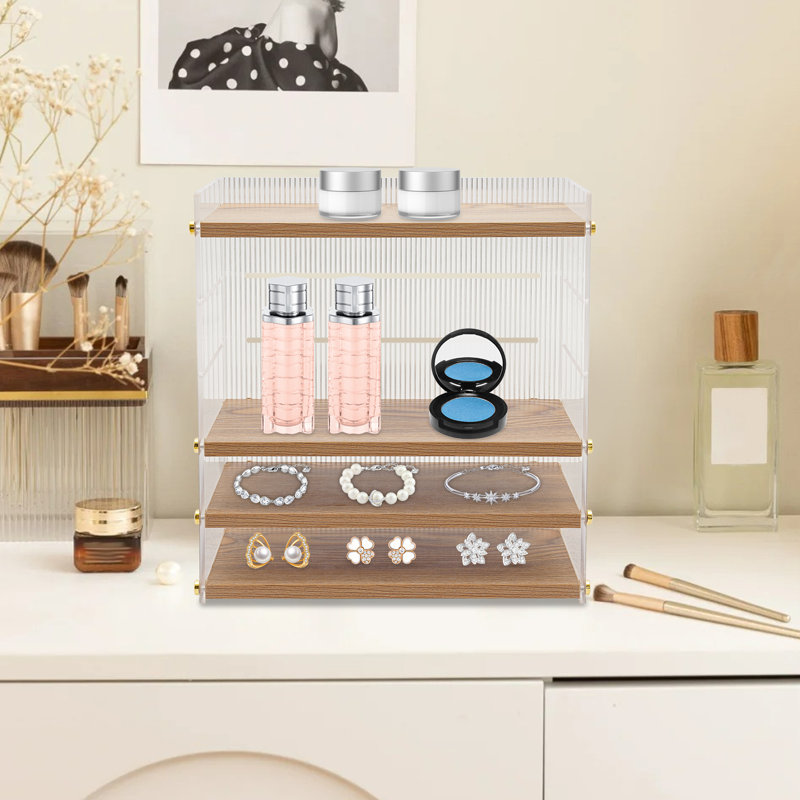 13.4'' H x 11.8'' W Solid Wood Display Case