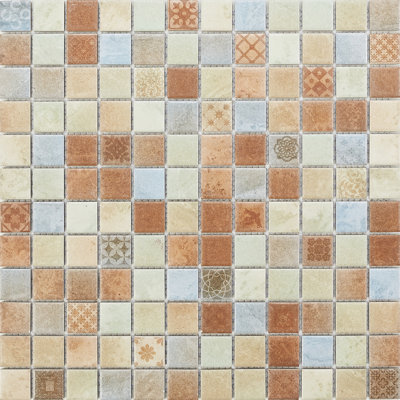 Perfection 1" Porcelain Grid Mosaic Tile