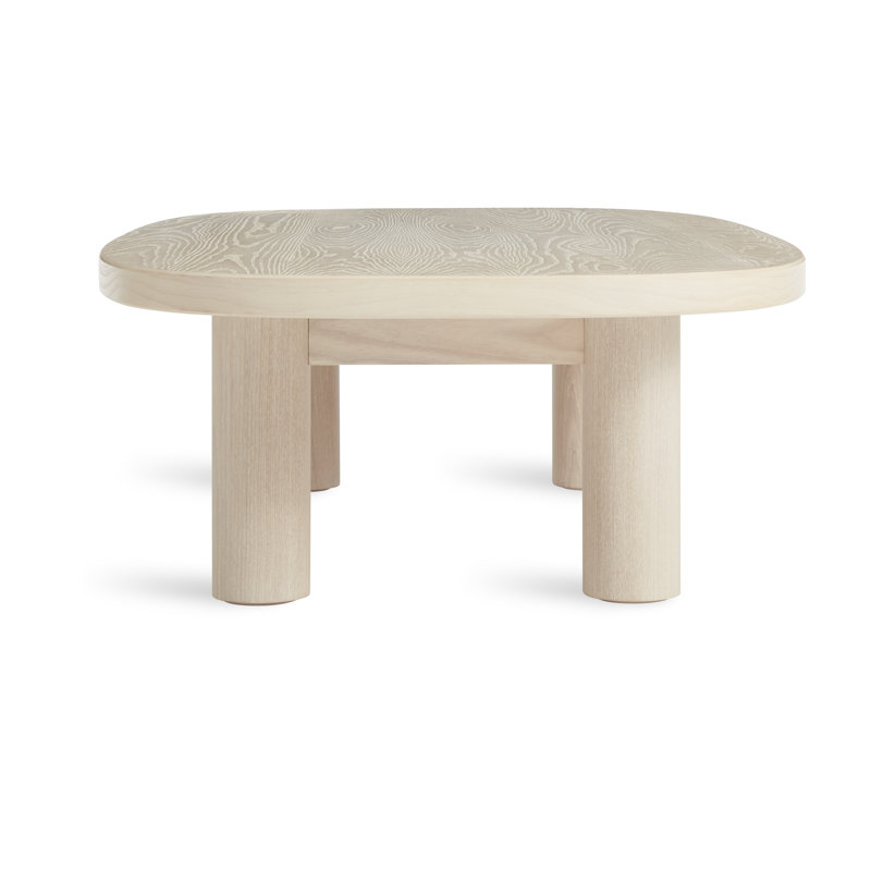 Good Times Solid Wood Coffee Table, Whitewashed Ash