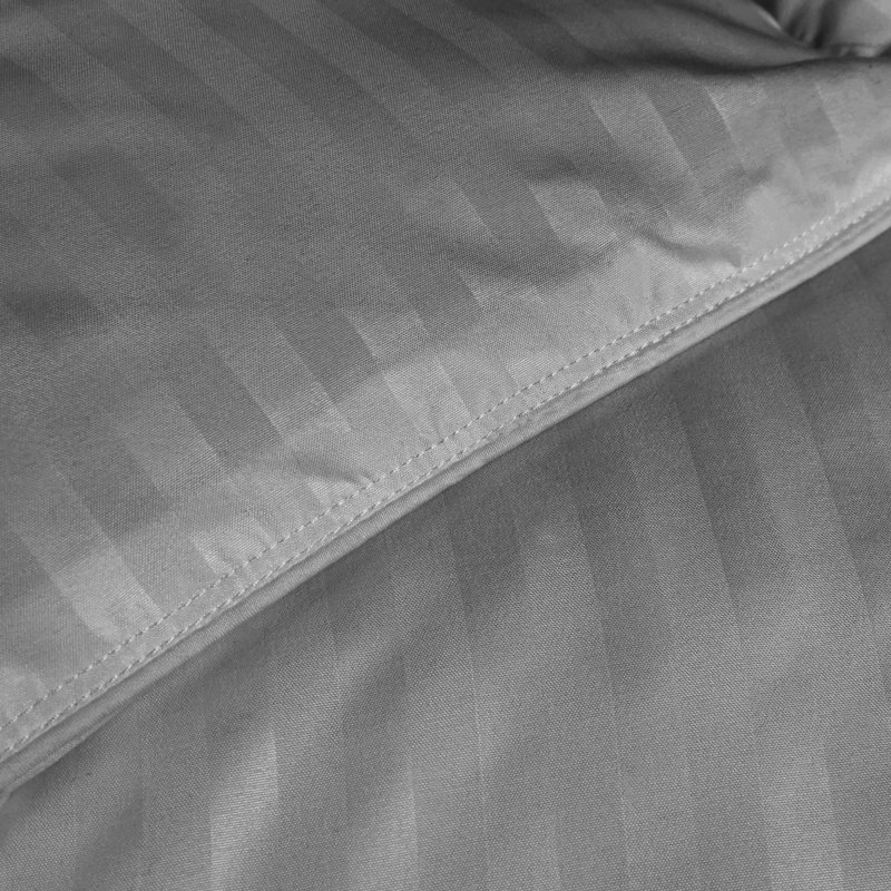 Silver Striped Down Alternative Full/Queen Comforter
