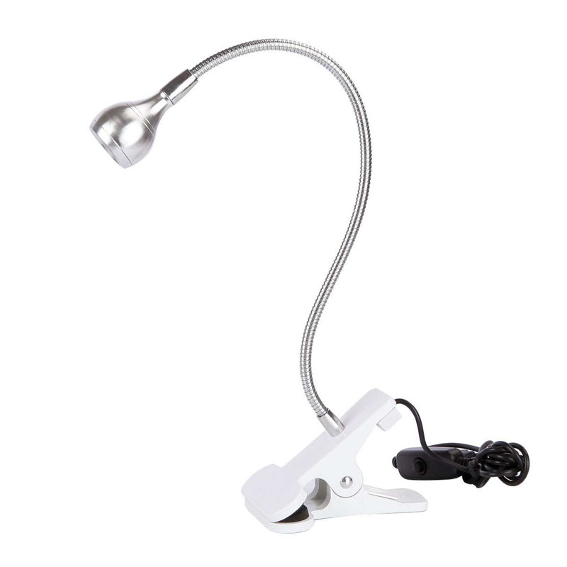 Ellijah Lamp, Silver, White
