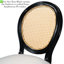Chaise d'appoint rembourrée H 18,9 po Amando (PE rotin)-1834810754-1834810757-1834810783