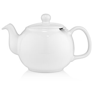 Kitchen Teapot with Lid 40.58 fl oz (1200 ml) Madonna Porcelain Tea Pot Tea  Brewer for Tea Coffee Serving Pot for Loose Tea 