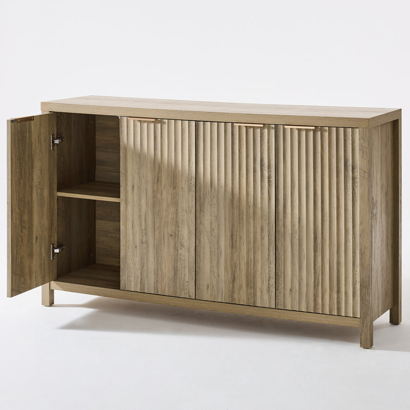 Nicolee 56" Sideboard, Sand Oak