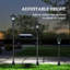 Lampadaire solaire simple 48 po