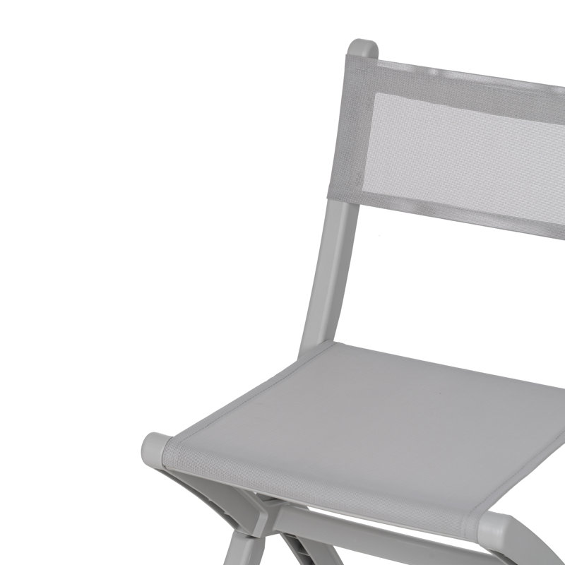 Patio Dining Side Chair, Grey