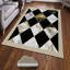 Tapis de couloir élégant, 2,6 x 6,6 pieds | 100% polyester, 650 g / m², hauteur des poils de 0,3 po | Pois antibactérien et antidérapant en PVC | Lavable à la machine, impression numérique 3D durable | Parfait pour la décoration intérieure-1358697424