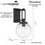 Wenston 1 - Light Outdoor Sconce-1104854447