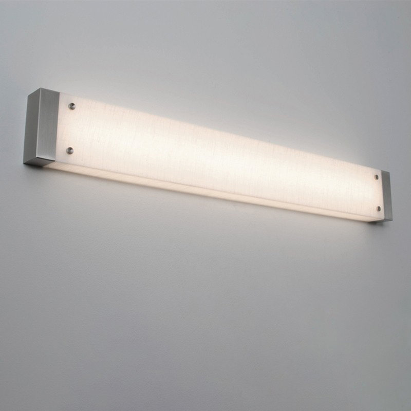 Hamidullah Dimmable LED Vanity Light, Satin Nickel, White
