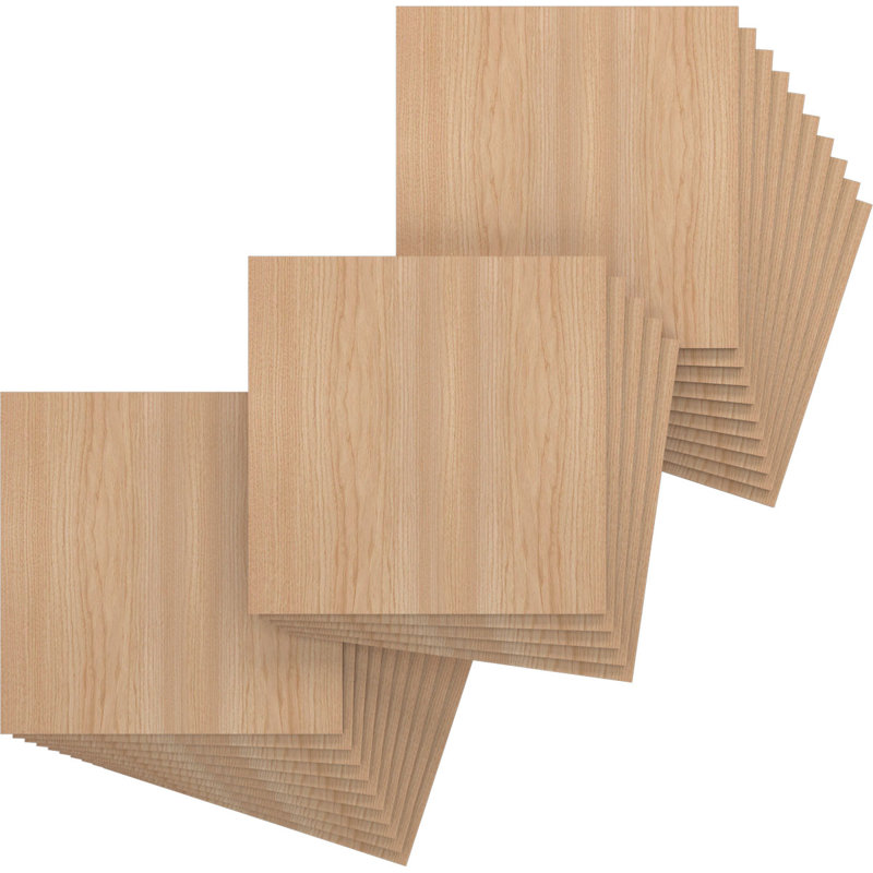 Planches en bois, Noyer blanc, H 15,75 po x l 15,75 po x P 0,38 po