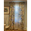 Light Filtering Window Panels, Pair, 52" W X 84" L, Yellow - Toile Curtains - Floral Bird Print
