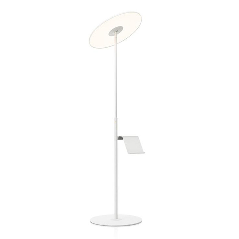 Circa LED Tray Table Floor Lamp, White