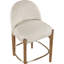 Tabouret de comptoir rembourré en tissu Maud-137995920-137995914